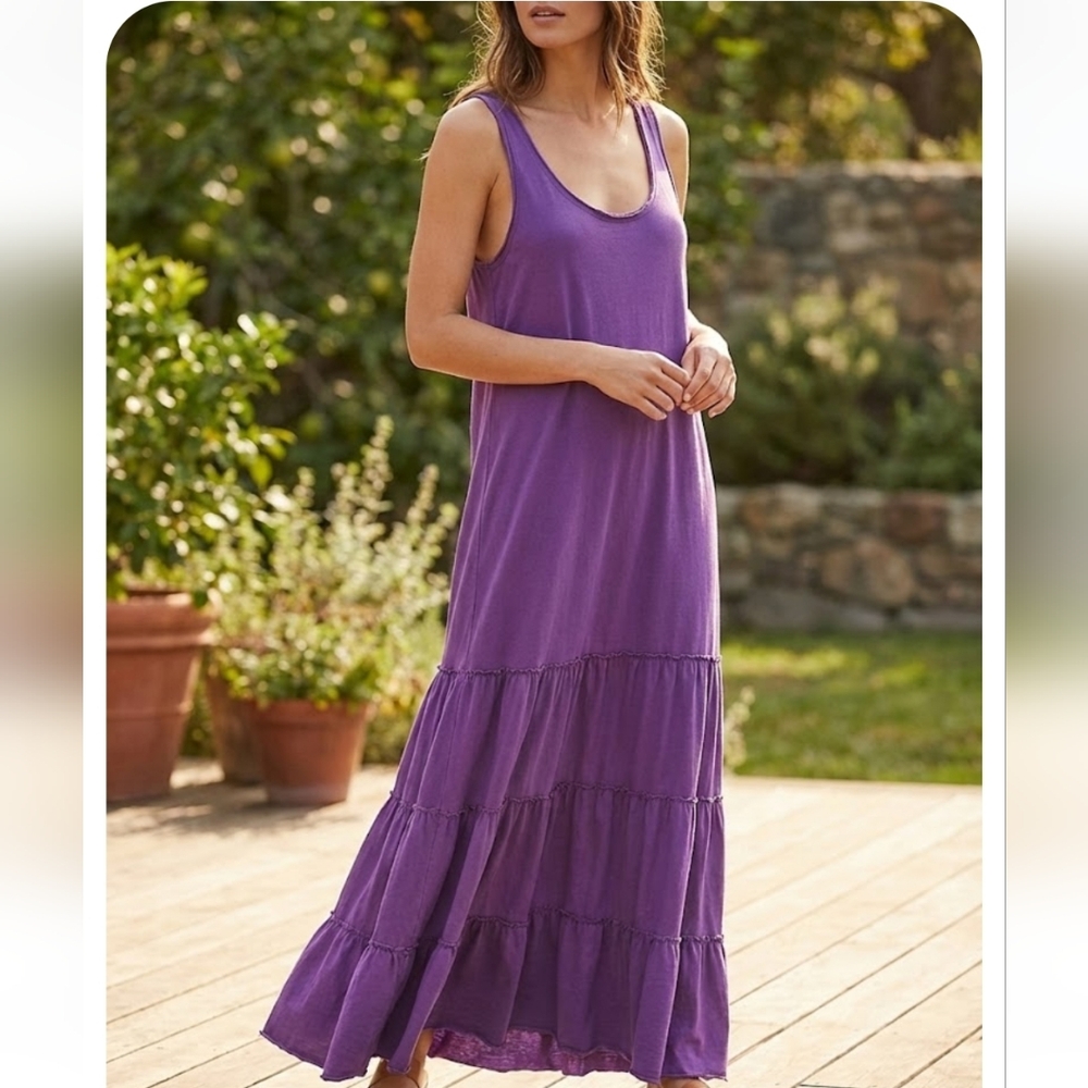 Denim N Supply Ralph Lauren Purple Sleeveless Maxi Dress